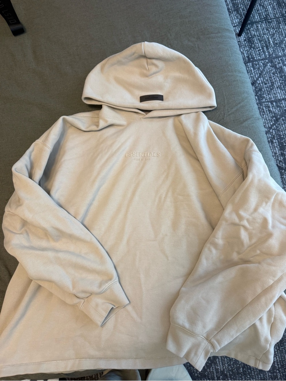 ESSENTIALS Men's Hoodie in Light Beige